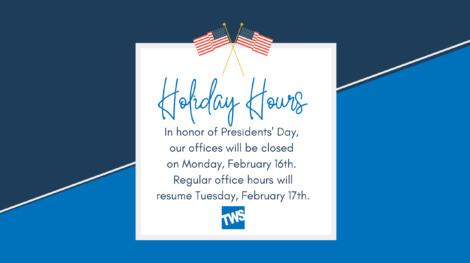 Presidents Day Closure Notice (Youtube Banner)