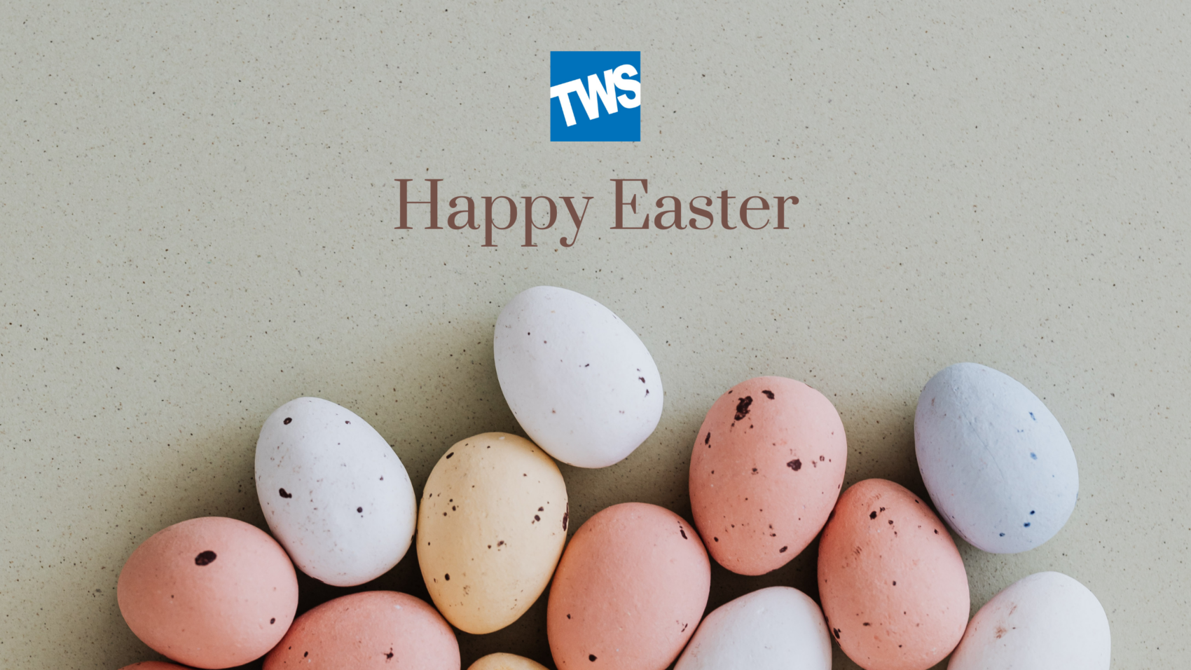 Cream Modern Happy Easter (Youtube Banner)