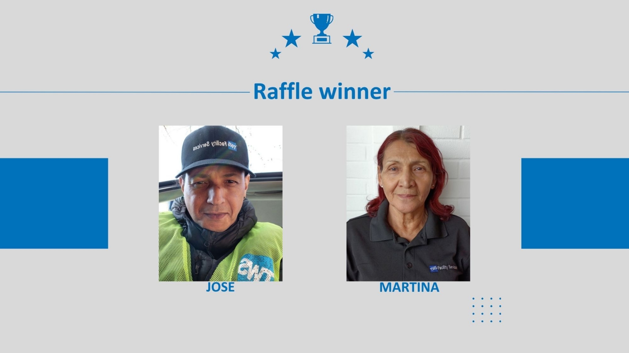 april RAFFLE WINNER ENGLISH