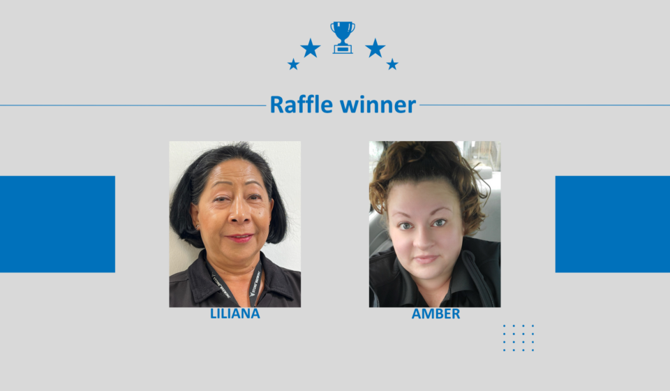 JUNE RAFFLE WINNER ENGLISH